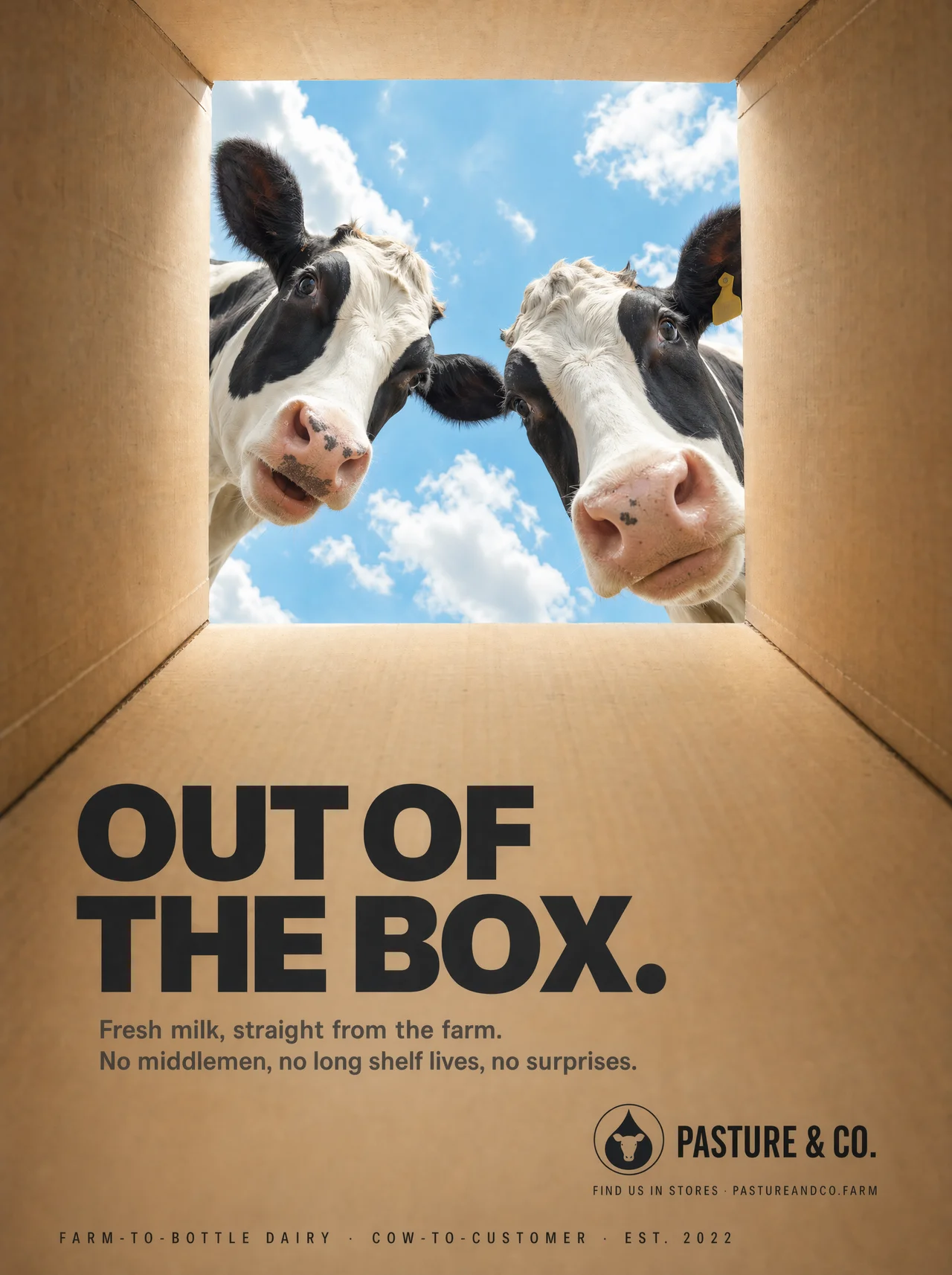Cows in a Box